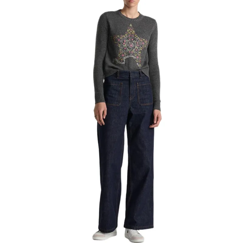 DIOR FW24 Cashmere Sweater Women's Gray-2