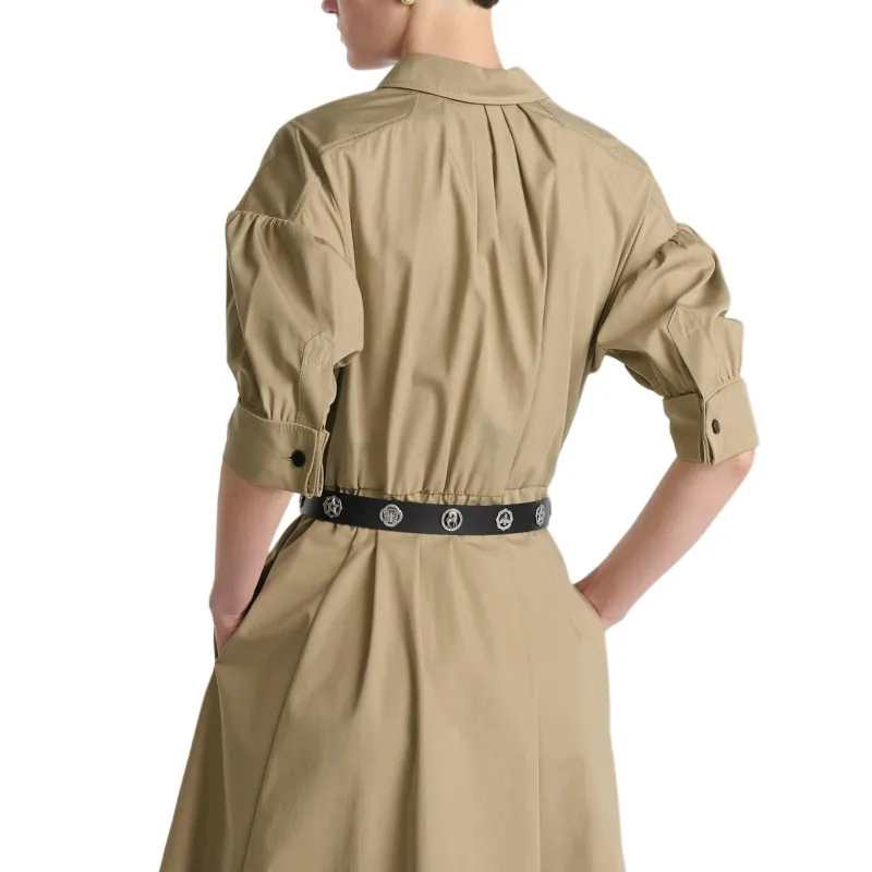 DIOR FW24 Short Sleeved Dresses Women's Beige-3