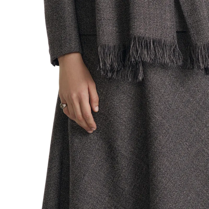 DIOR FW24 Casual Long Skirts Women's Gray-5