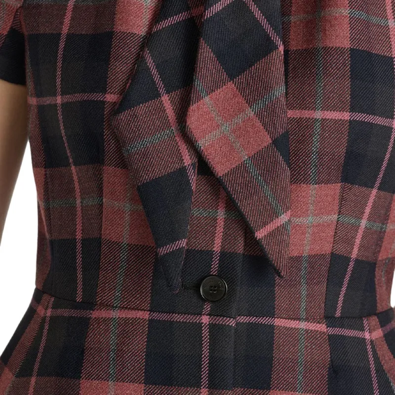 DIOR FW24 Jacket Women's Red Gray Mixed-4