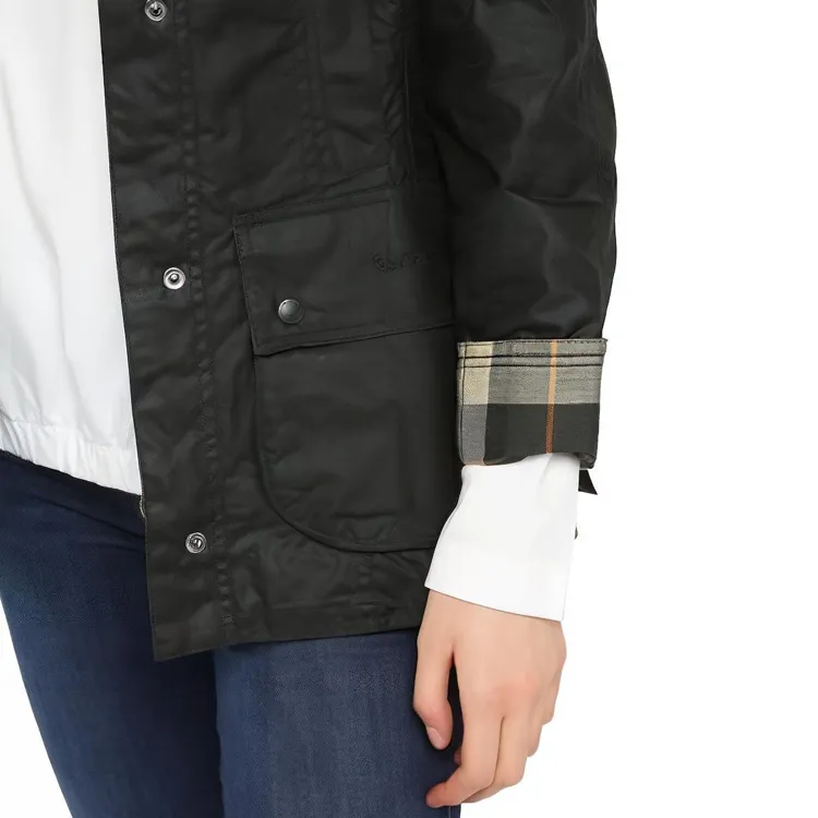 BARBOUR Long Sleeved Checked-Trim Jacket-4