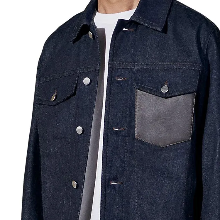 HERMES Denim Jacket Men's Indigo-7