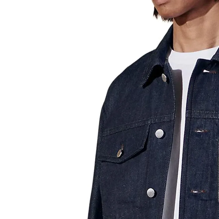 HERMES Denim Jacket Men's Indigo-6