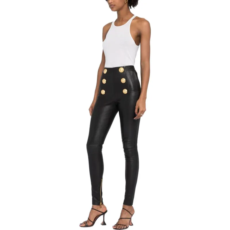 BALMAIN Leggings Women's Black-2