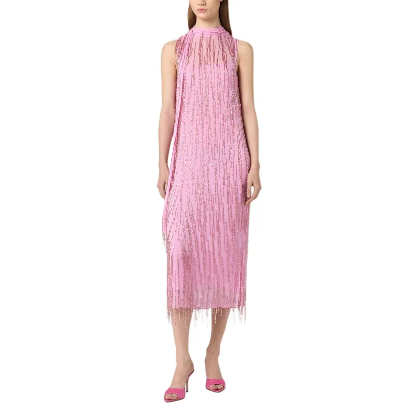 Blumarine Sleeveless Dress Women's Pink-2