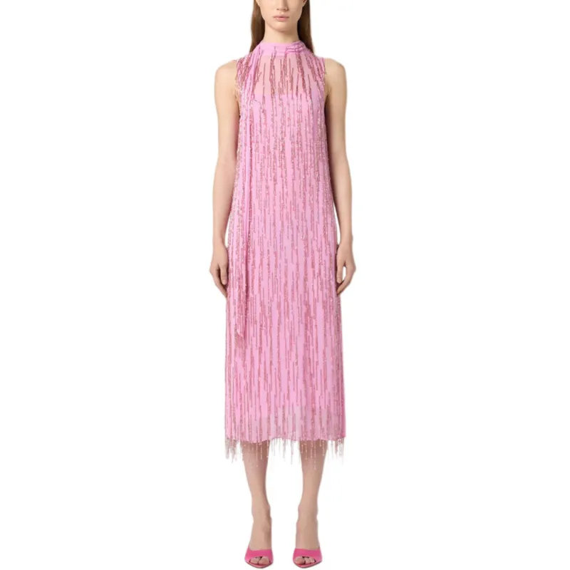 Blumarine Sleeveless Dress Women's Pink-1