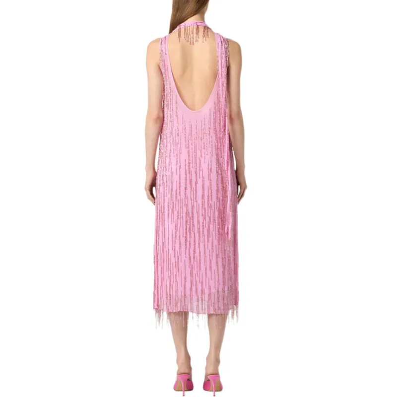 Blumarine Sleeveless Dress Women's Pink-3