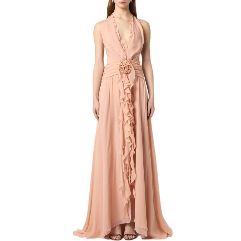Blumarine Sleeveless Dress Women's Pink-1