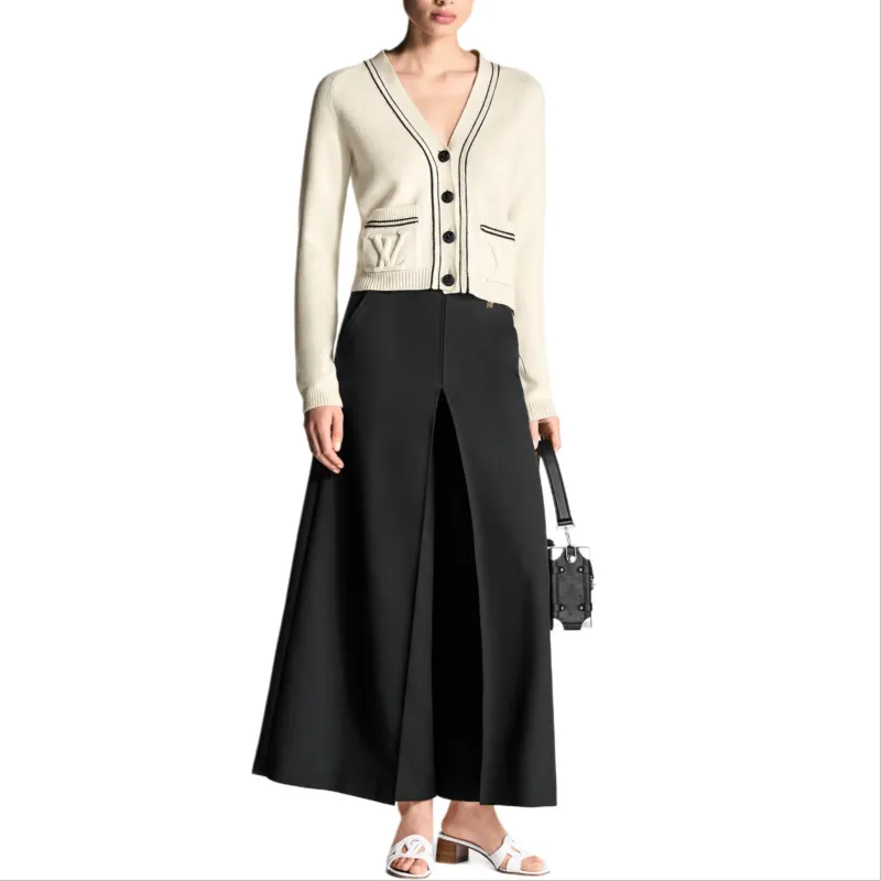 LOUIS VUITTON Gabardine Pleat Pants-3