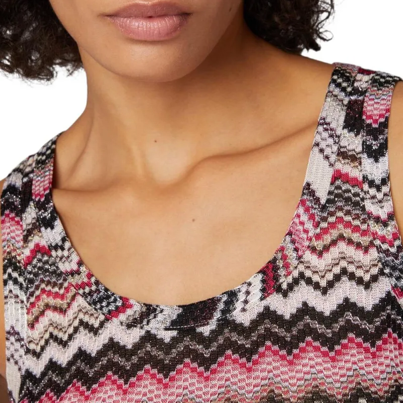 MISSONI Zigzag Sleeveless Knitted Top-4