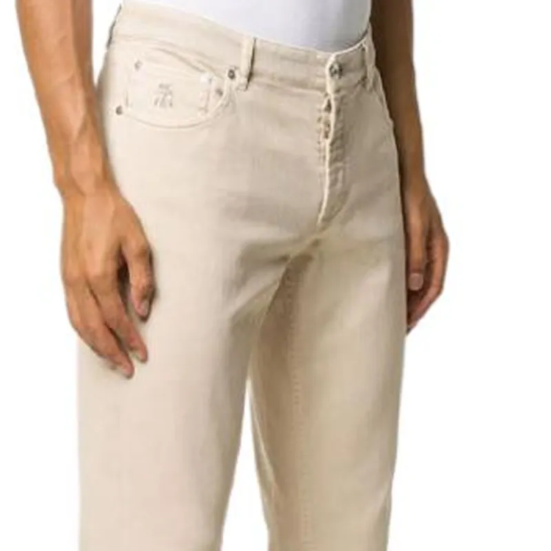Brunello Cucinelli FW21 Jeans Men's Beige-4