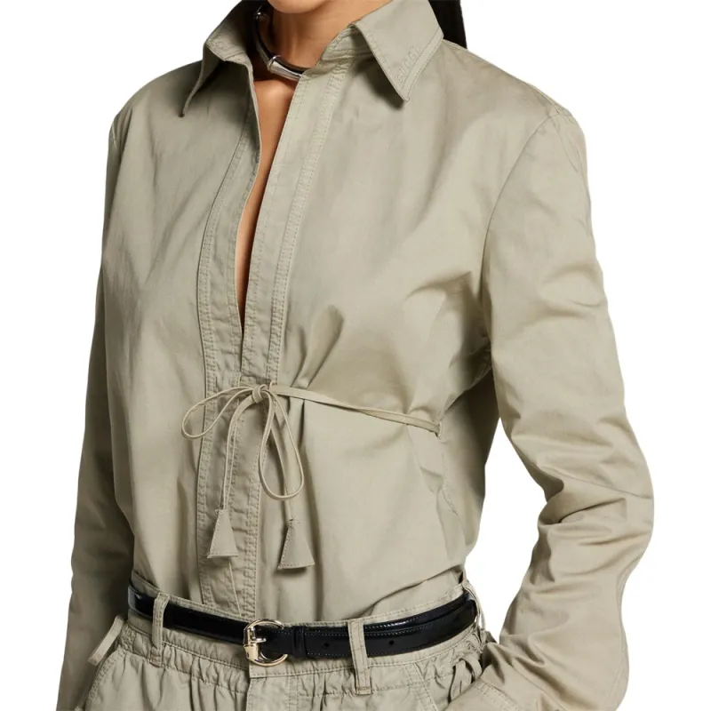 GUCCI SS25 Shirt Women's Light Green-4