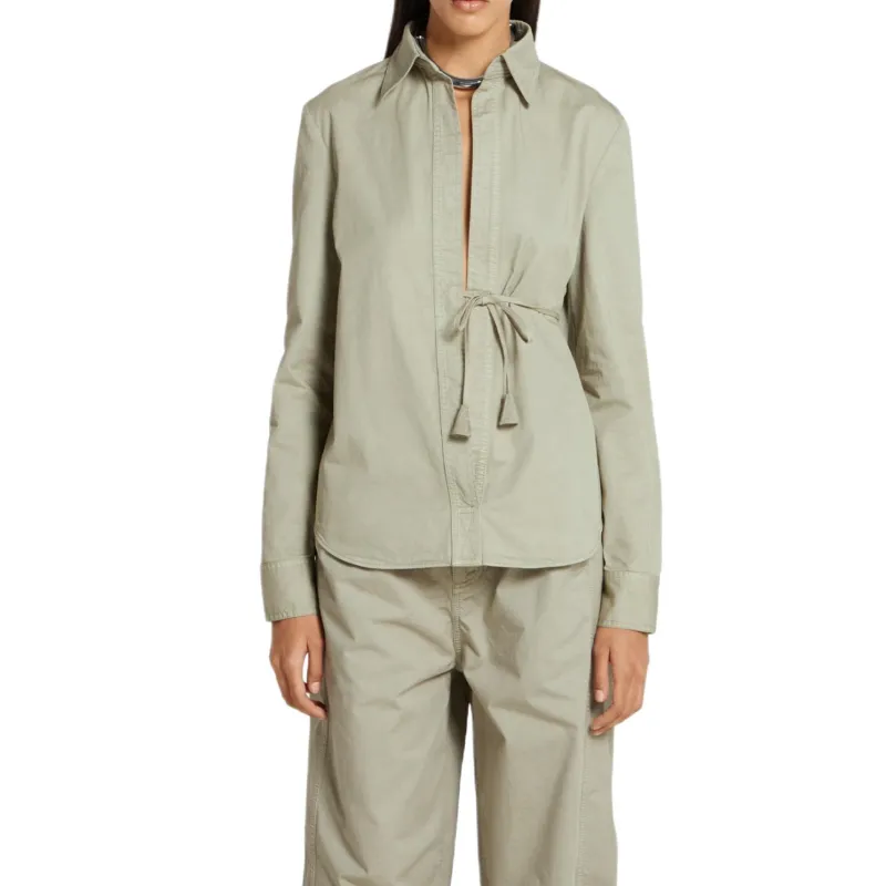 GUCCI SS25 Shirt Women's Light Green-1