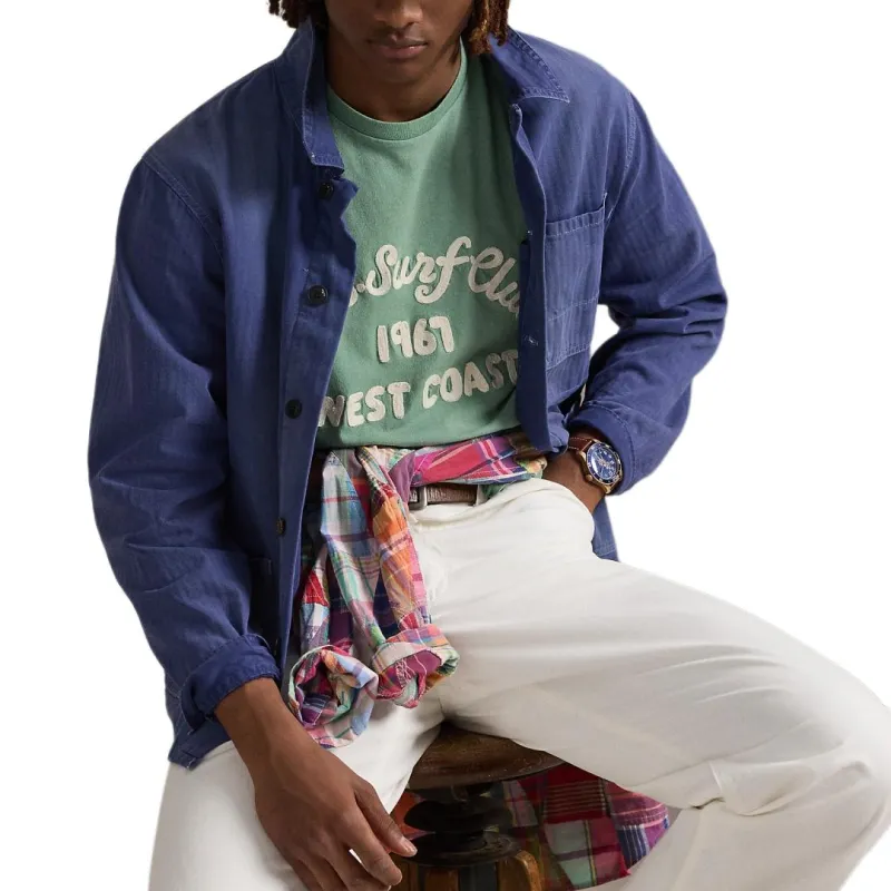 Polo Ralph Lauren T Shirt Men's Distressed Mint-5