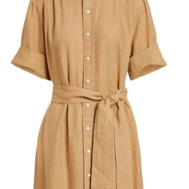 Polo Ralph Lauren Short Sleeved Dress Women's Camel-2