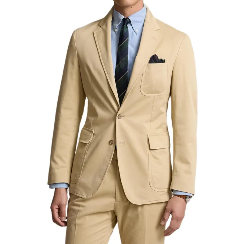 Polo Ralph Lauren Business Suit Coat Men's Brown Yellow-1