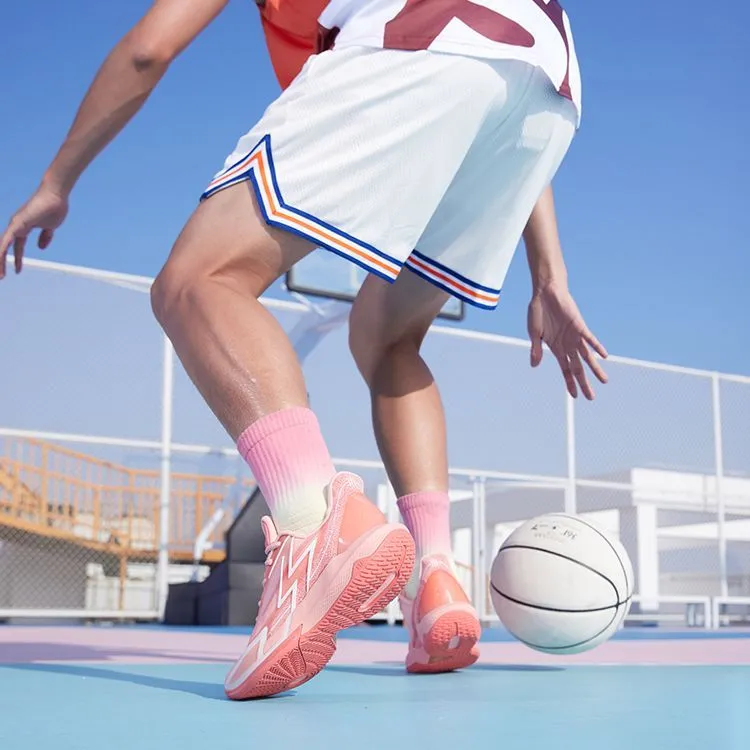 361° Big3 4.0 QUICK Cushioning, Slip Resistant, Abrasion Resistant Support Low Top Basketball Shoes Unisex White Red-4