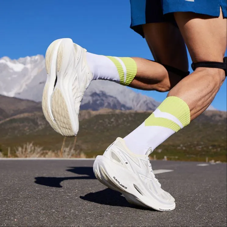 361° Feiran 2 Anti Slip Wear Resistant Low Top Running Shoes Unisex Feather White-11