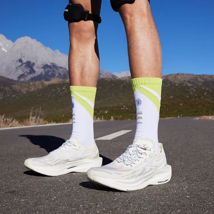 361° Feiran 2 Anti Slip Wear Resistant Low Top Running Shoes Unisex Feather White-9