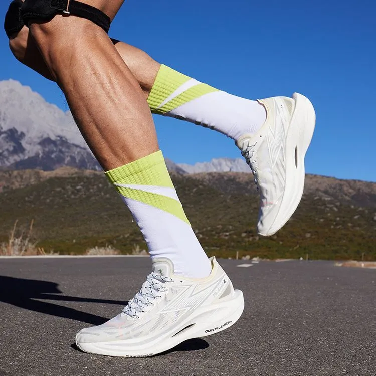 361° Feiran 2 Anti Slip Wear Resistant Low Top Running Shoes Unisex Feather White-8