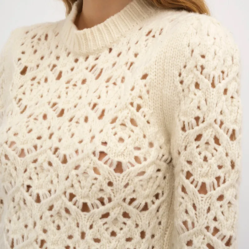 Chloé Crewneck Chunky Sweater-4
