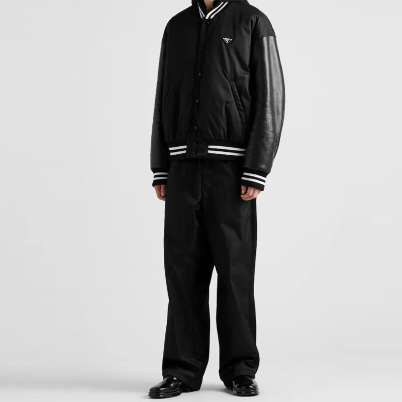 PRADA Re Nylon SS24 Jackets Coats Men's Black-1