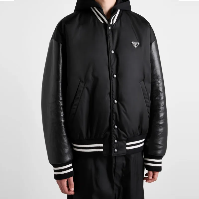 PRADA Re Nylon SS24 Jackets Coats Men's Black-2