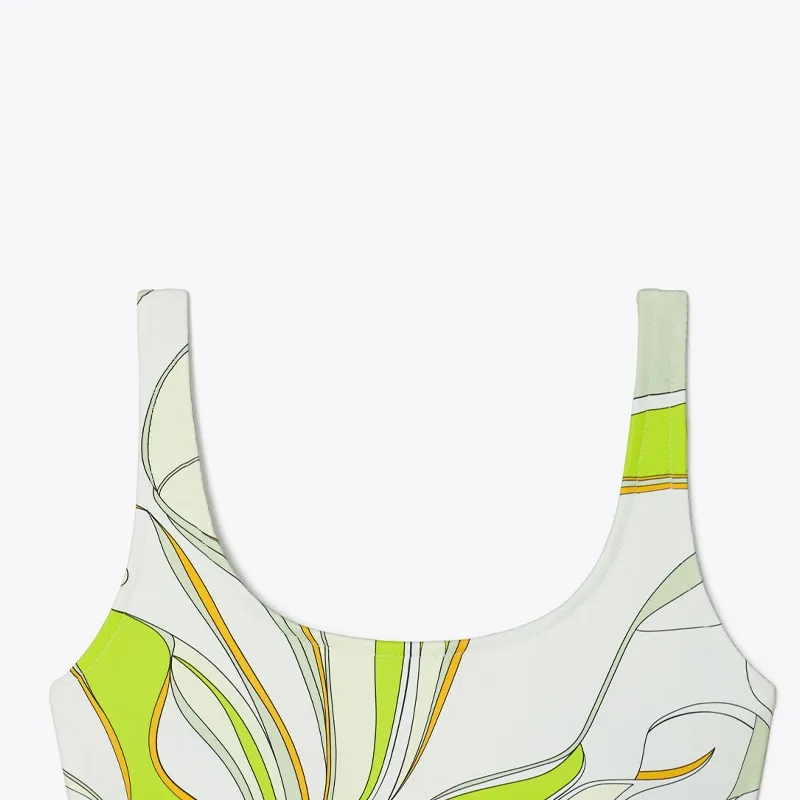 TORY BURCH SS24 Bra Women's Yellow Green-1