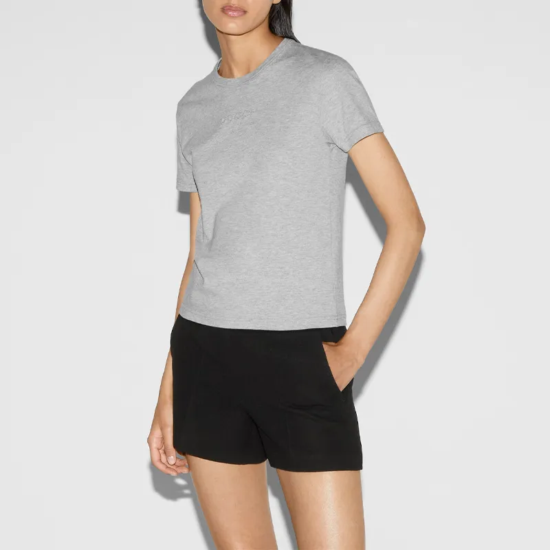 GUCCI Jersey Embossed Crewneck T Shirt-3