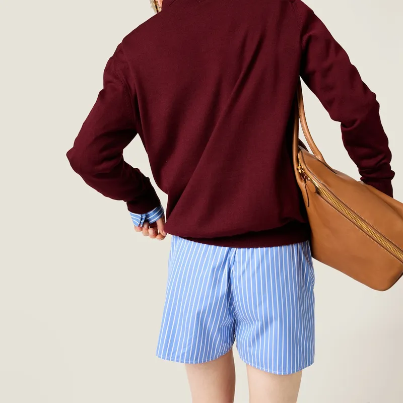 MIU MIU Casual Shorts Women's Sapphire Blue-2