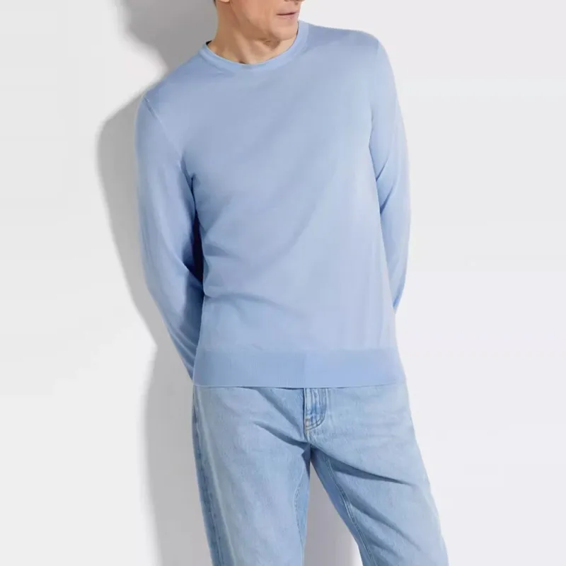 Ermenegildo Zegna Crewneck Fine Knit Jumper-3