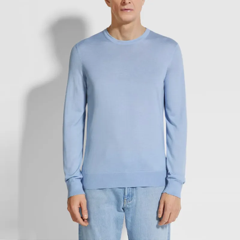 Ermenegildo Zegna Crewneck Fine Knit Jumper-1