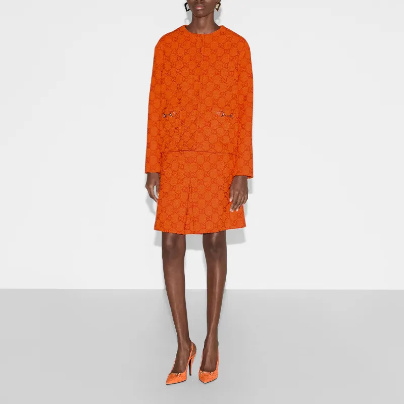 GUCCI Jackets Coats Women's Orange-1