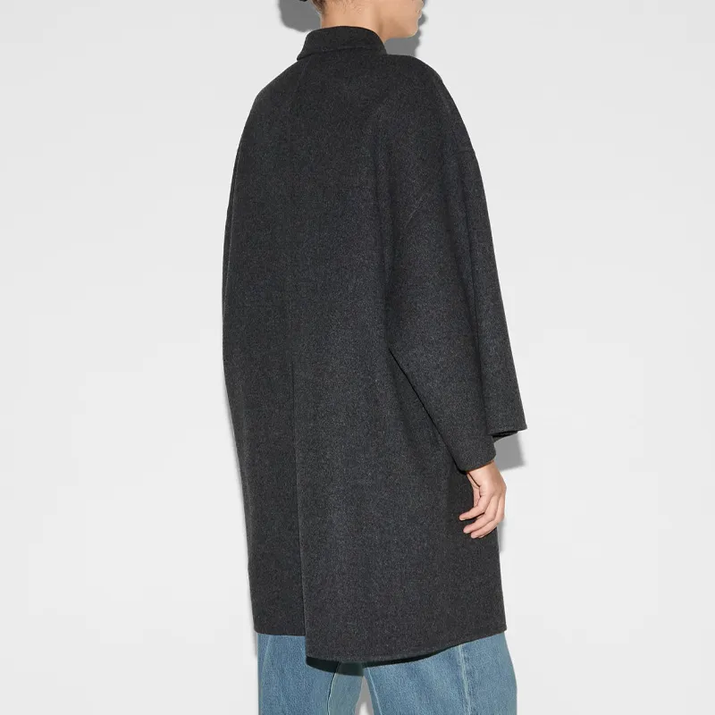 GUCCI Drop Shoulder Single Breasted Coat-5