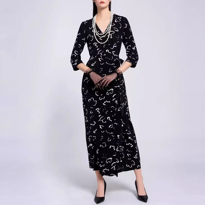 BESIONIA SS22 Short Sleeved Dresses Women's Black-2