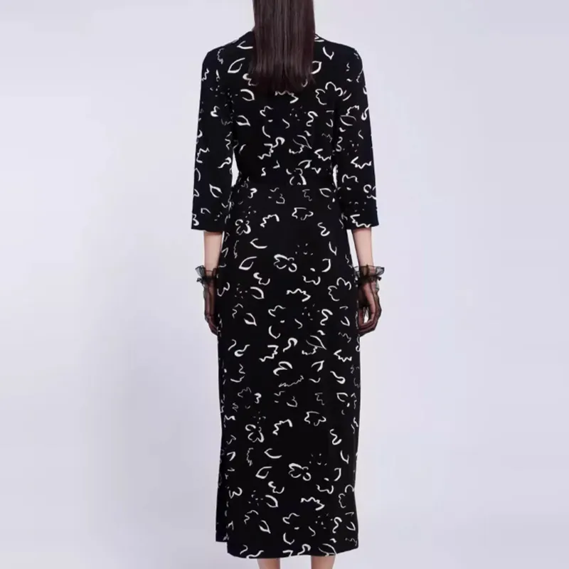 BESIONIA SS22 Short Sleeved Dresses Women's Black-3