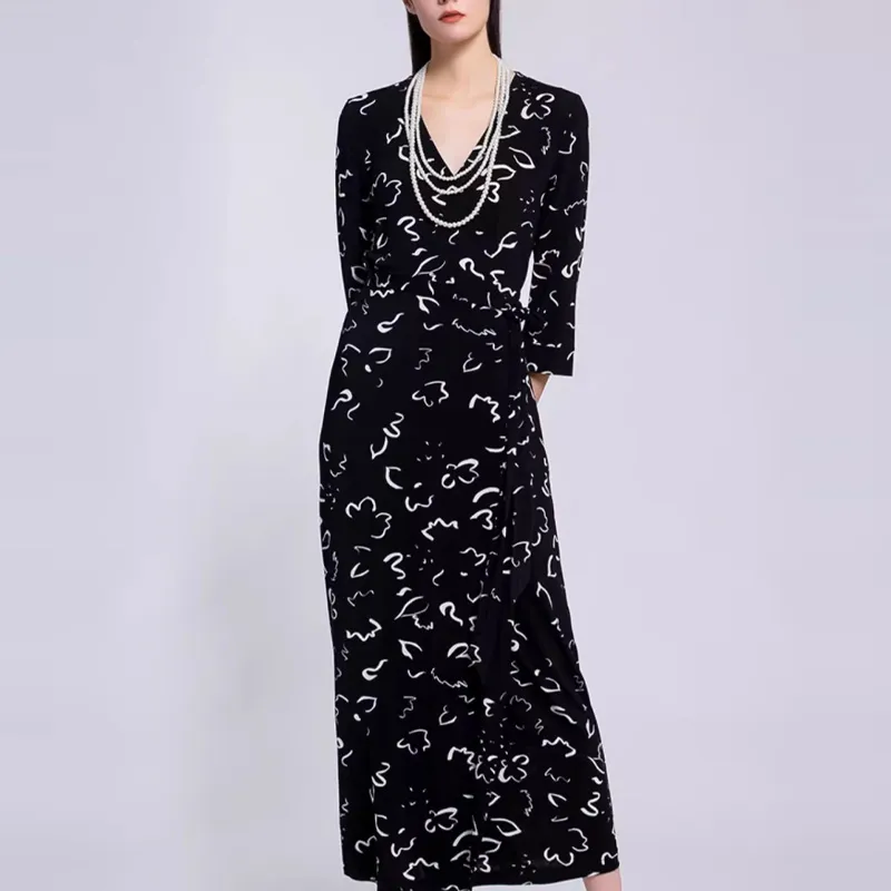 BESIONIA SS22 Short Sleeved Dresses Women's Black-1