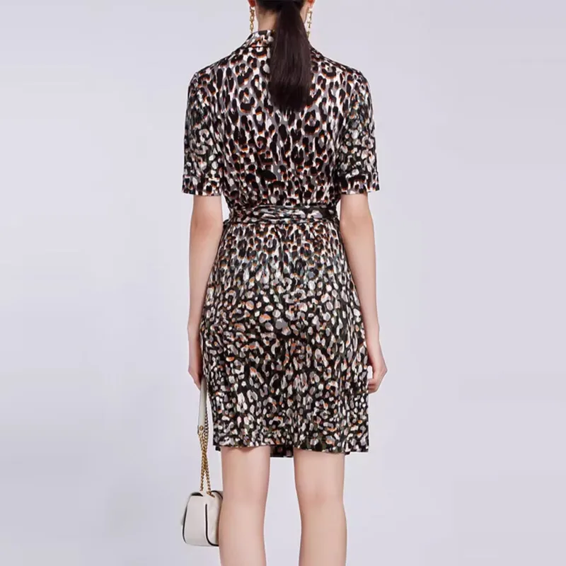 BESIONIA SS22 Short-Sleeved Dresses Women's Black Spots-3
