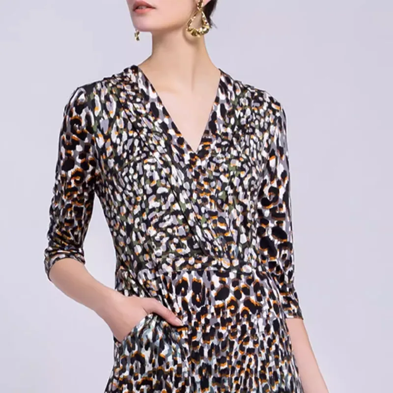 BESIONIA SS22 Long Sleeved Dresses Women's Black Dot-5
