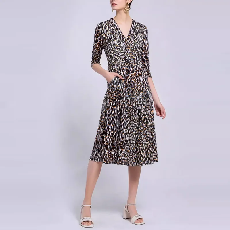 BESIONIA SS22 Long Sleeved Dresses Women's Black Dot-1