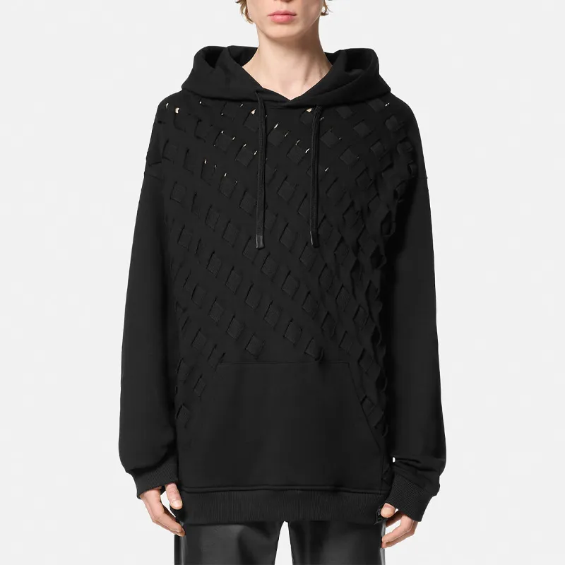 VERSACE Distressed Hoodie-1