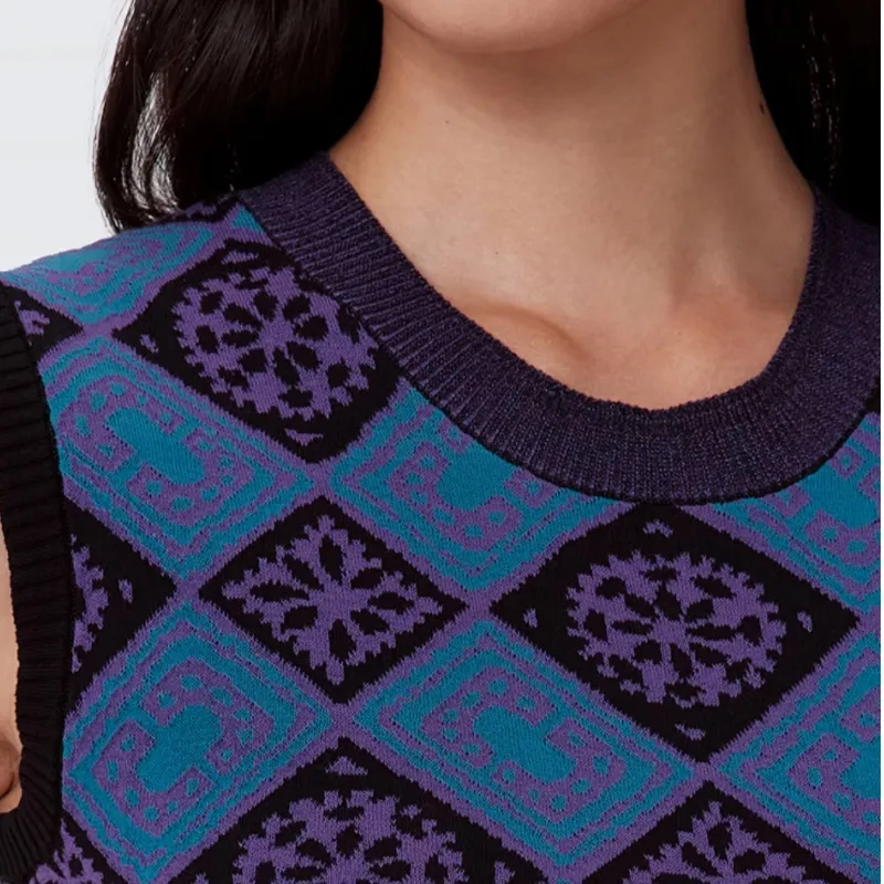 DVF Diane Von Furstenberg FW24 Sleeveless Dress Women's Blue-4
