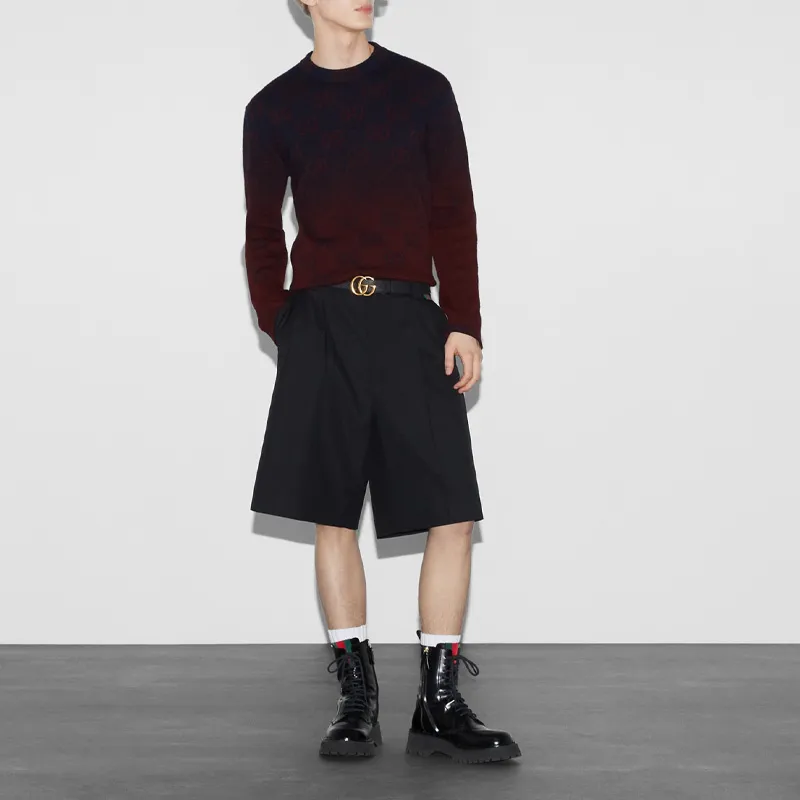 GUCCI Degrade Wool Jacquard Sweater-1