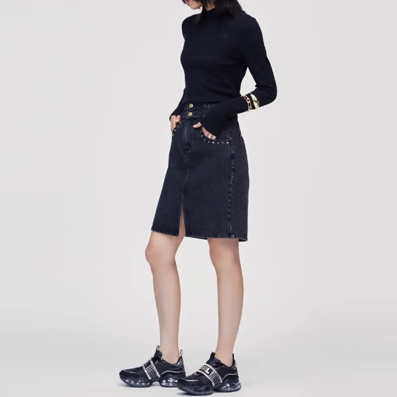 KARL LAGERFELD FW22 Knitwear Women's Black-3