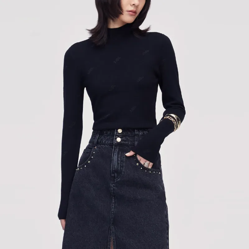 KARL LAGERFELD FW22 Knitwear Women's Black-1