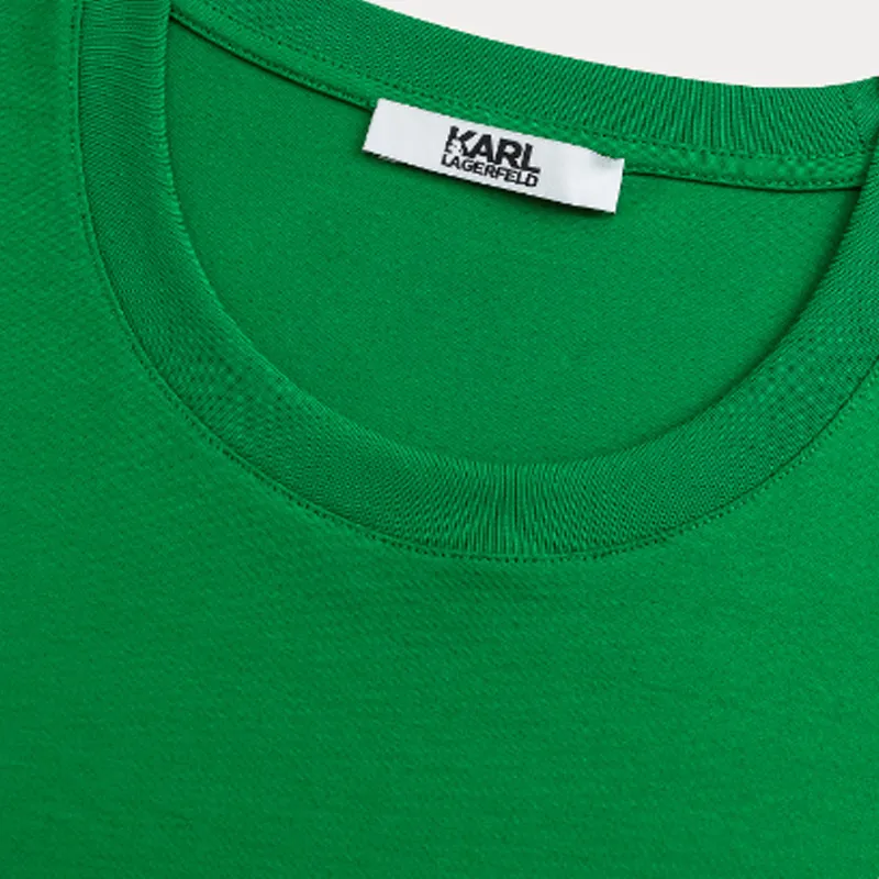 KARL LAGERFELD SS24 T Shirt Men's Dark Green-2