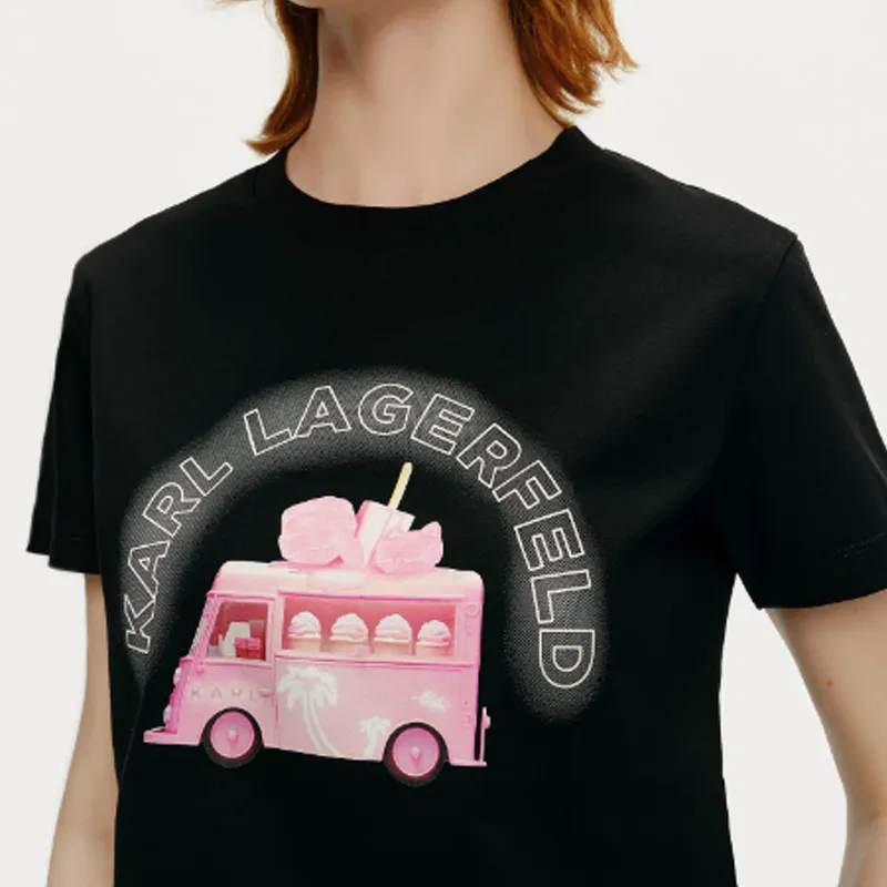 KARL LAGERFELD T Shirt Women's Black-4