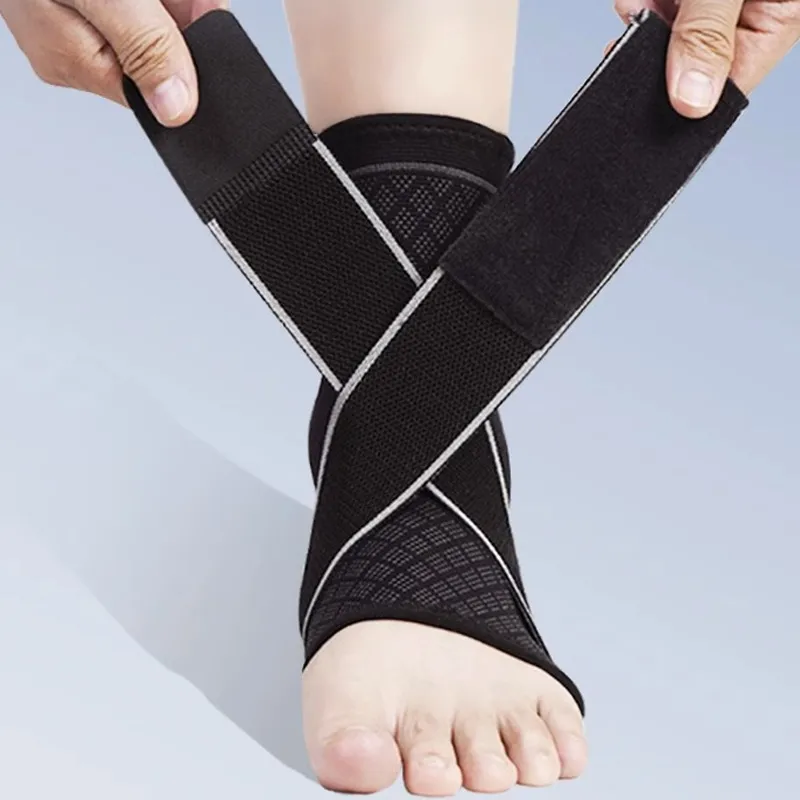 NAILEKESI Ankle Braces Soccer Basketball Running Cycling Skiing Elastane Nylon S L-2