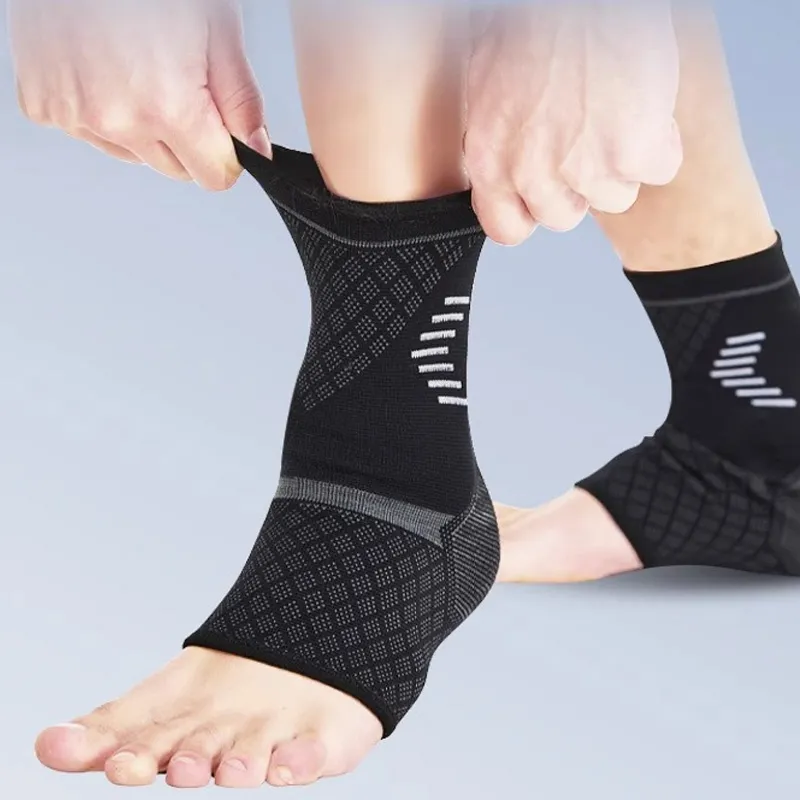 NAILEKESI Ankle Braces Soccer Basketball Running Cycling Skiing Elastane Nylon S L-1