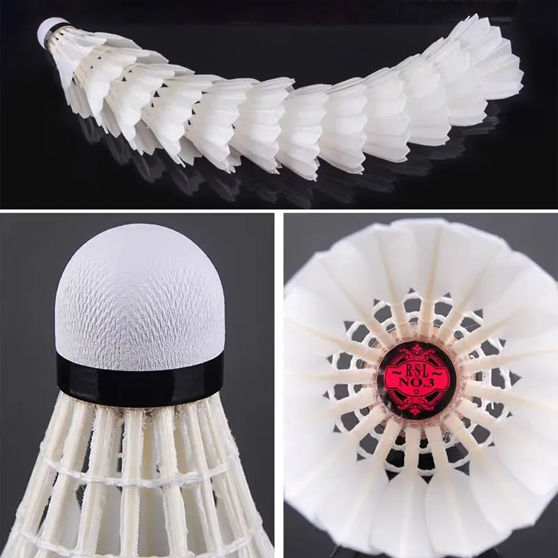 RSL Duck Feather Shuttlecock 12 Pack CiGu Duck Feather Everyday Shuttlecocks-4